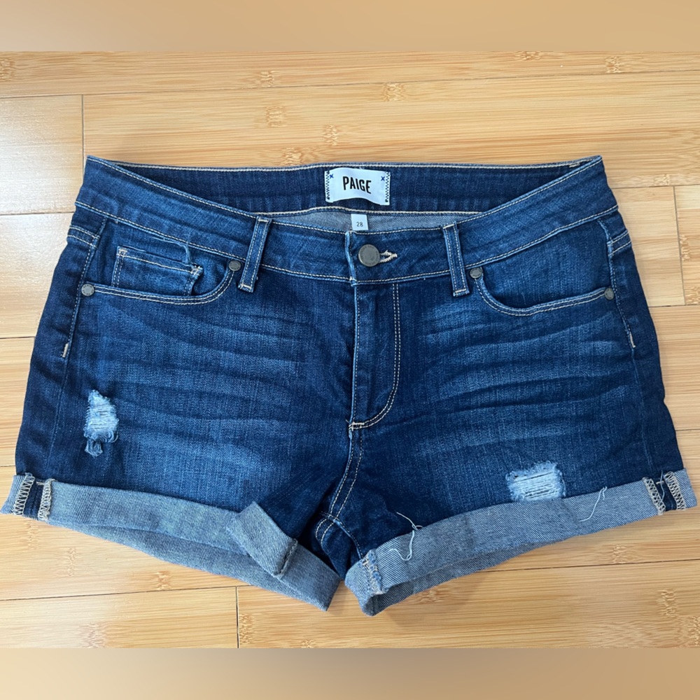 Great condition Paige shorts cuffed hem